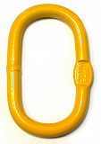Oval-shaped link